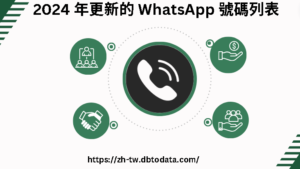 2024 年更新的 WhatsApp 號碼列表